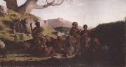 Robert Dowling Tasmanian Aborigines France oil painting artist
